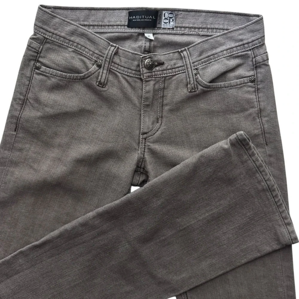 Habitual‎ CO-OP Barneys Womens Denim 24 Low Rise Bootcut Tan Brown